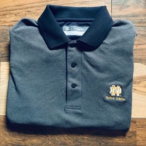 Cutter and Buck drytec Notre Dame  polo